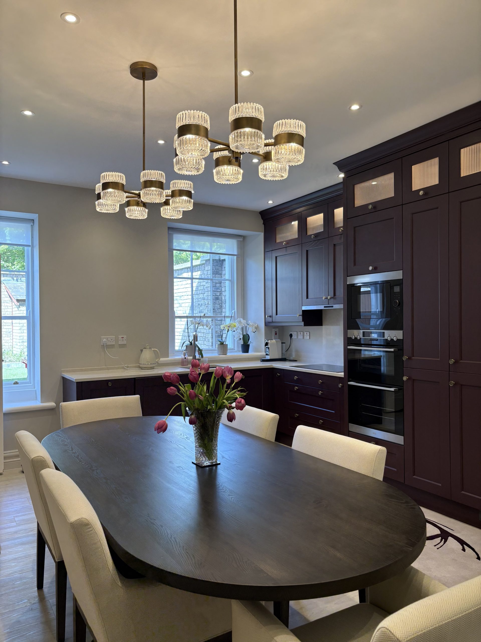 Maroon Bespoke Kitchen - Regina Rogers Design